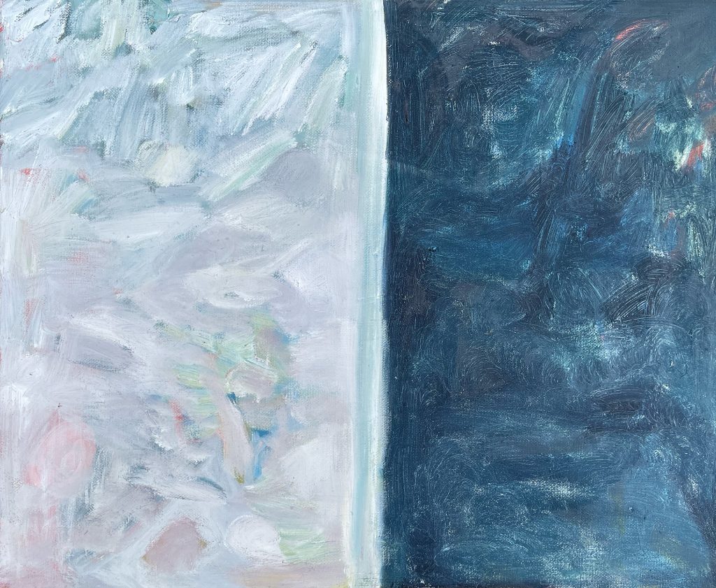 White and black
Oil on canvas
50 cm x 60 cm
2022